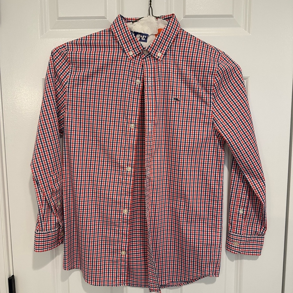 Vineyard Vines Performance Button Up Size Boys Small